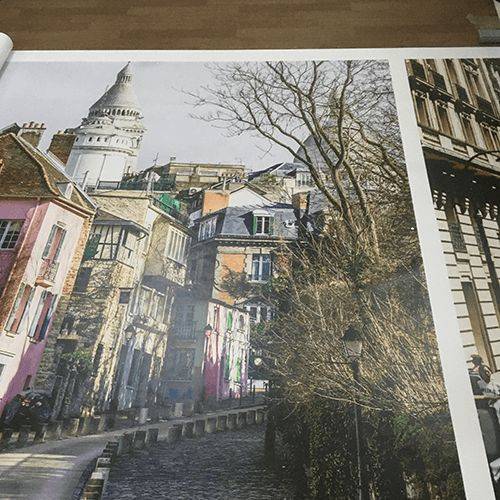 Печать фотозоны "Париж"